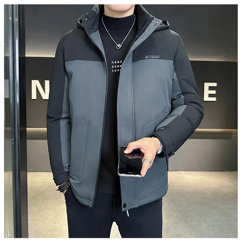 Windproof Winter Down Men Jacket