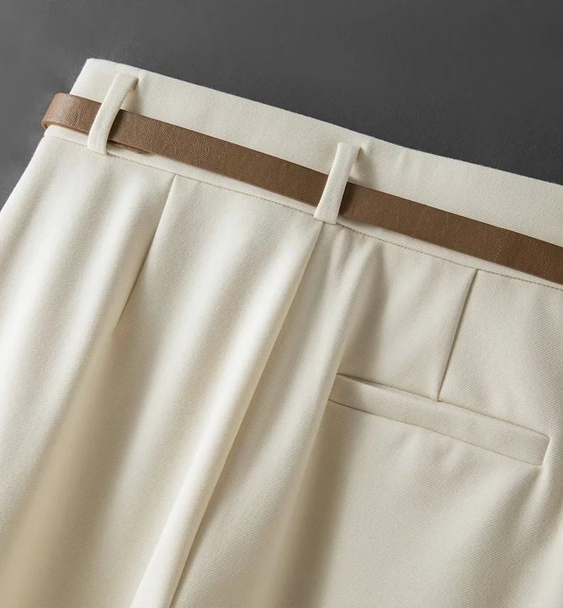 Fluid Wide Leg Office Slacks