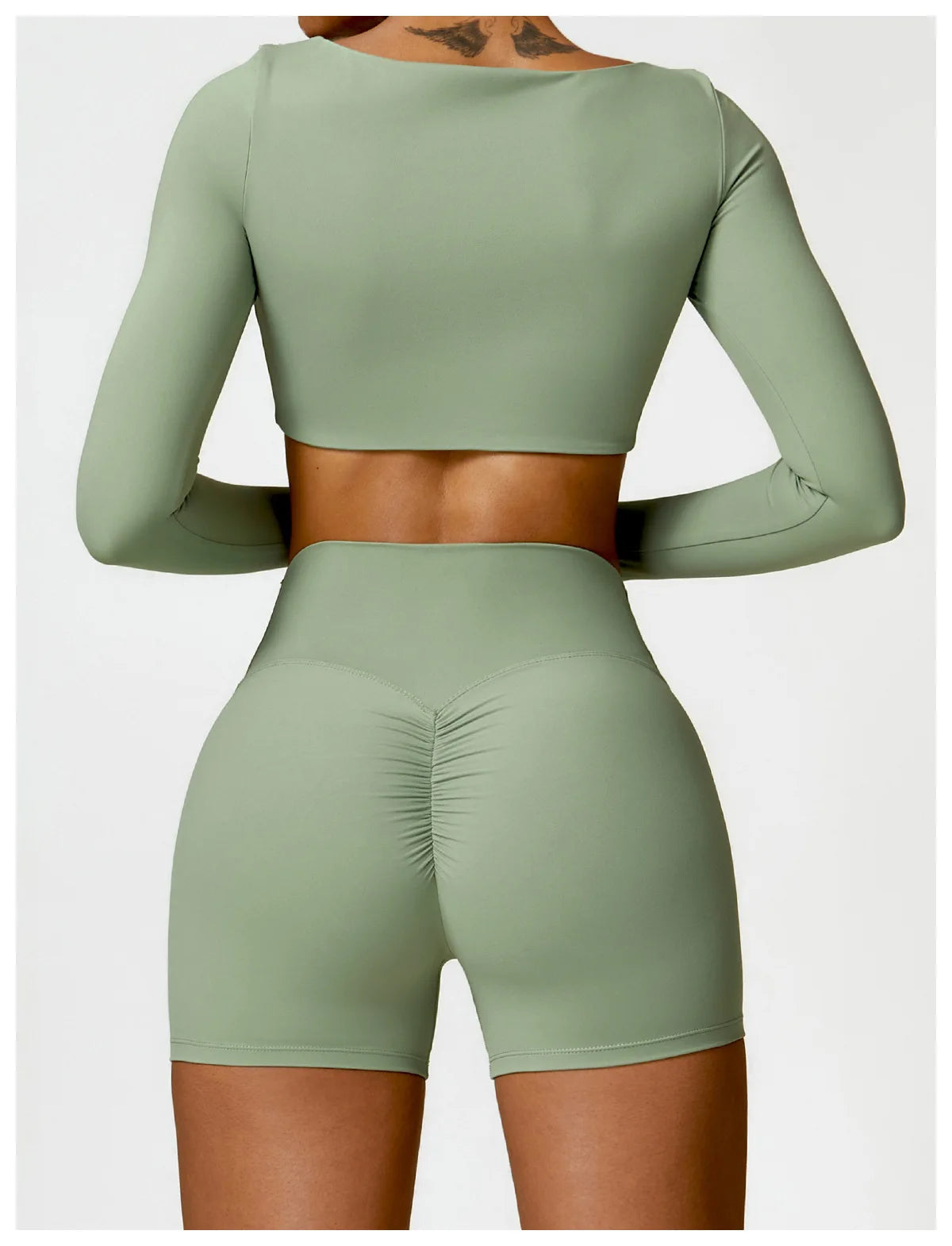 Summer 2PCS Yoga Suit Sports Set Women Quick-Dry Gym Set Women Tracksuit Running Workout Long Sleeve Sports Shirt Yoga Clothing