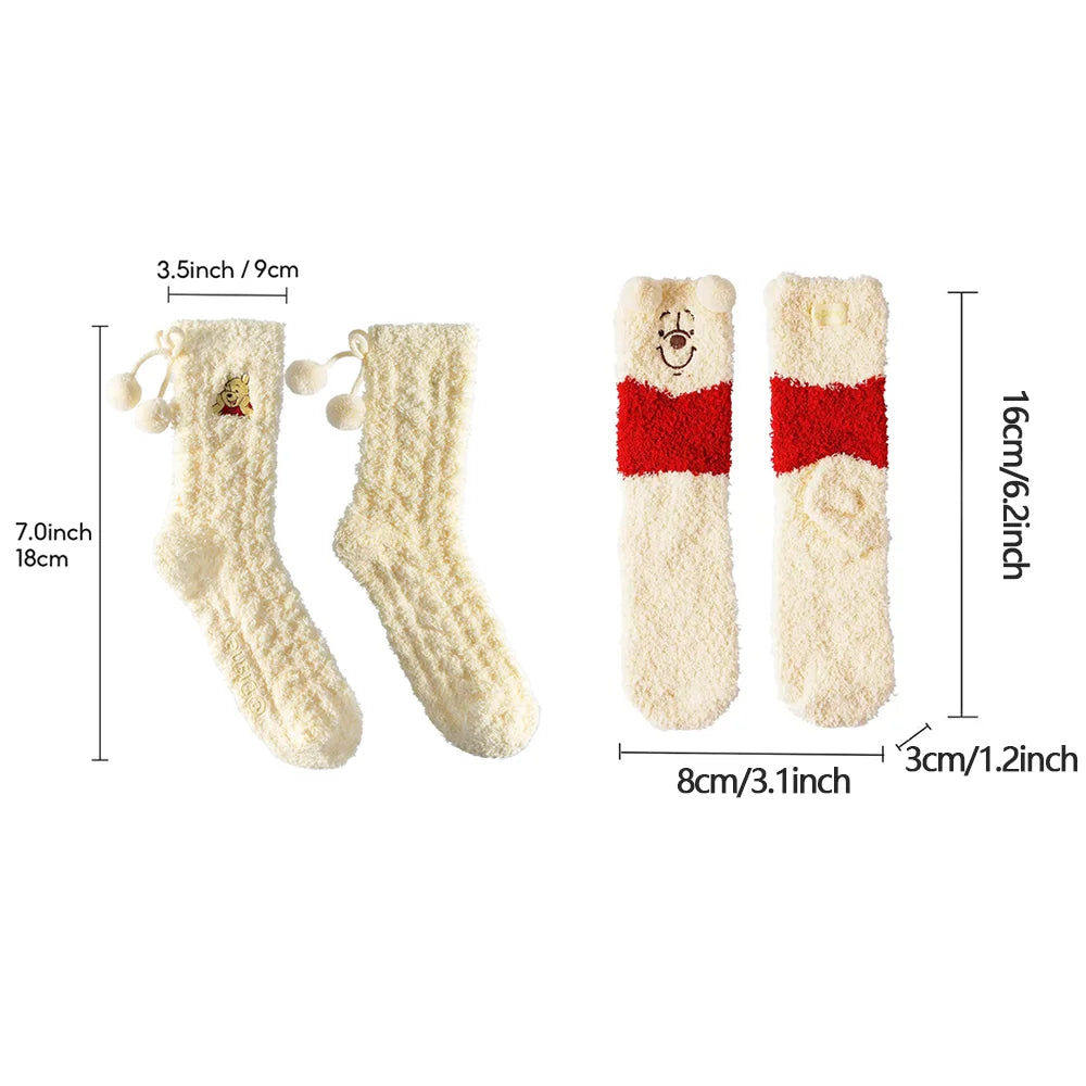 Disney Pooh Cute Cotton Socks