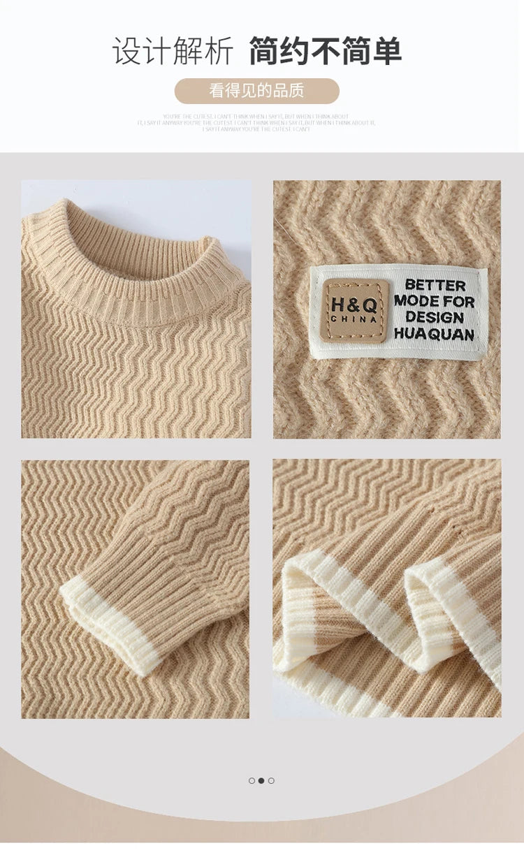 Men Casual Comfortable Warm Sweaters men round neck  Solid knitwear Men's High-Quality Fashion Trend Sweater 2025 Autumn/Winter