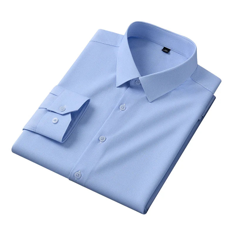 Anti Wrinkle Slim Plaid Shirt