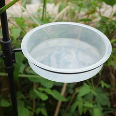 1pcs Bird Feeding Dish Tray Platform Feeder Bird Water Bowl Hanging Bird Bath Outdoor Outside Patio Parrot Tree Garden Courtyard