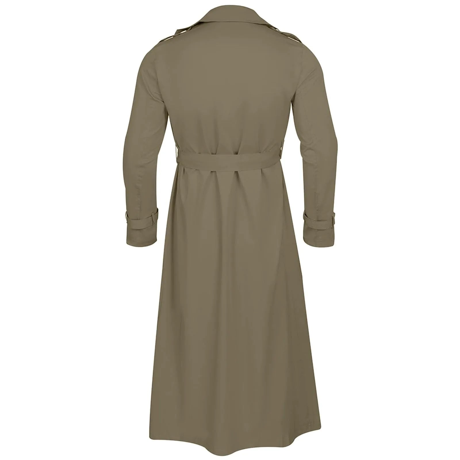 Men’s Luxury Full-Length Trench Coat – England Style Business Overcoat