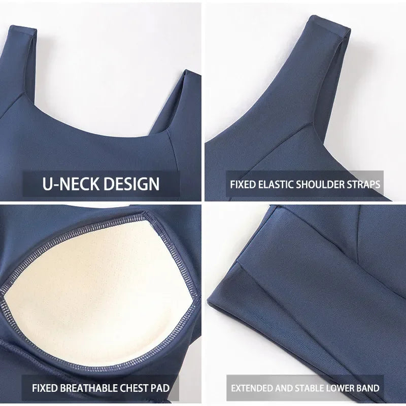 High Impact Sports Bras For Women High Support Padded Sports Bra Workout Fitness Crop Top For Women Racerback Bra For Yoga