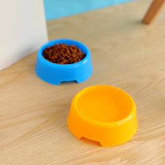 Practical Colorful Round Travel Bowl