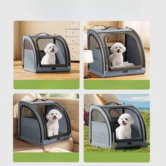 Pet Car Portable Dog Kennel Foldable Scratch Resistant Breathable Cat Bag for Outdoor Use Pet Cat Backpack Carrier