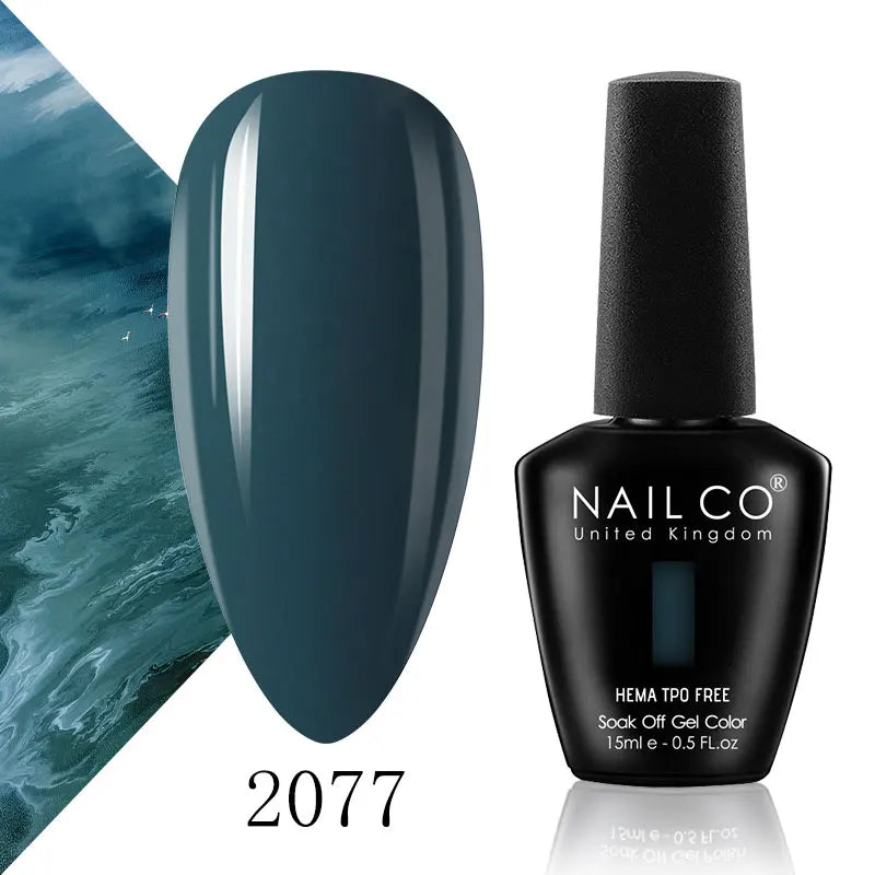 NAILCO 15ml Nail Gel Polish Semi Permanent UV Varnish Nails Art Gel Vernis Manicure TOP BASE Nails Products Supplies Equipment