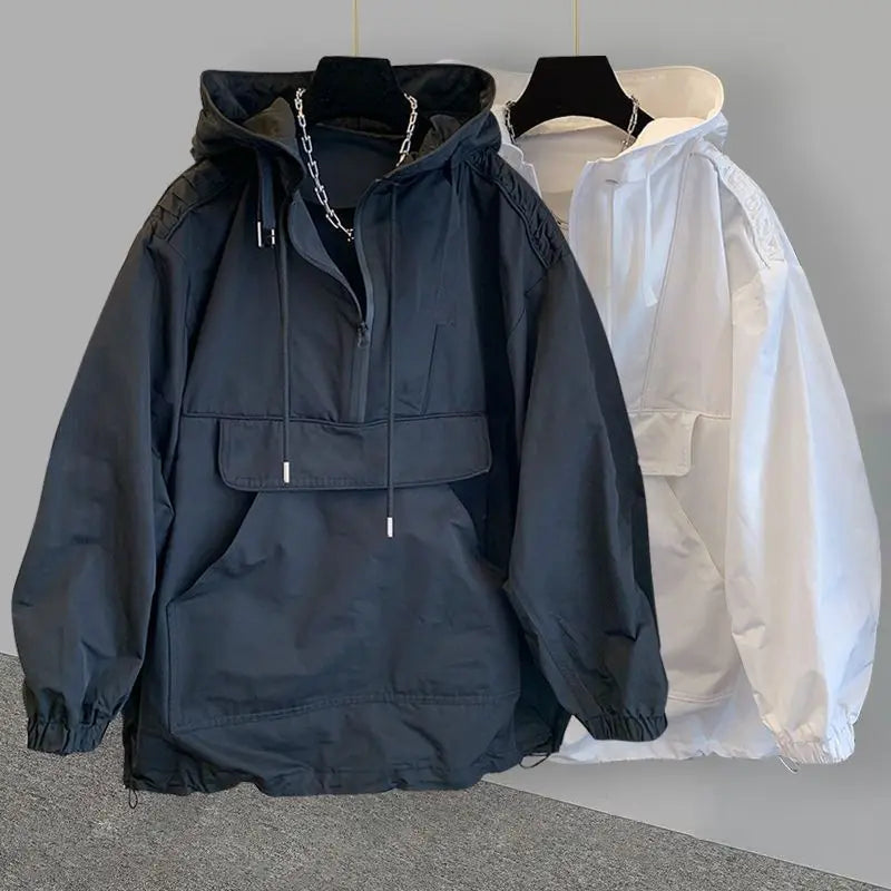 Waterproof Hooded Trench Jacket