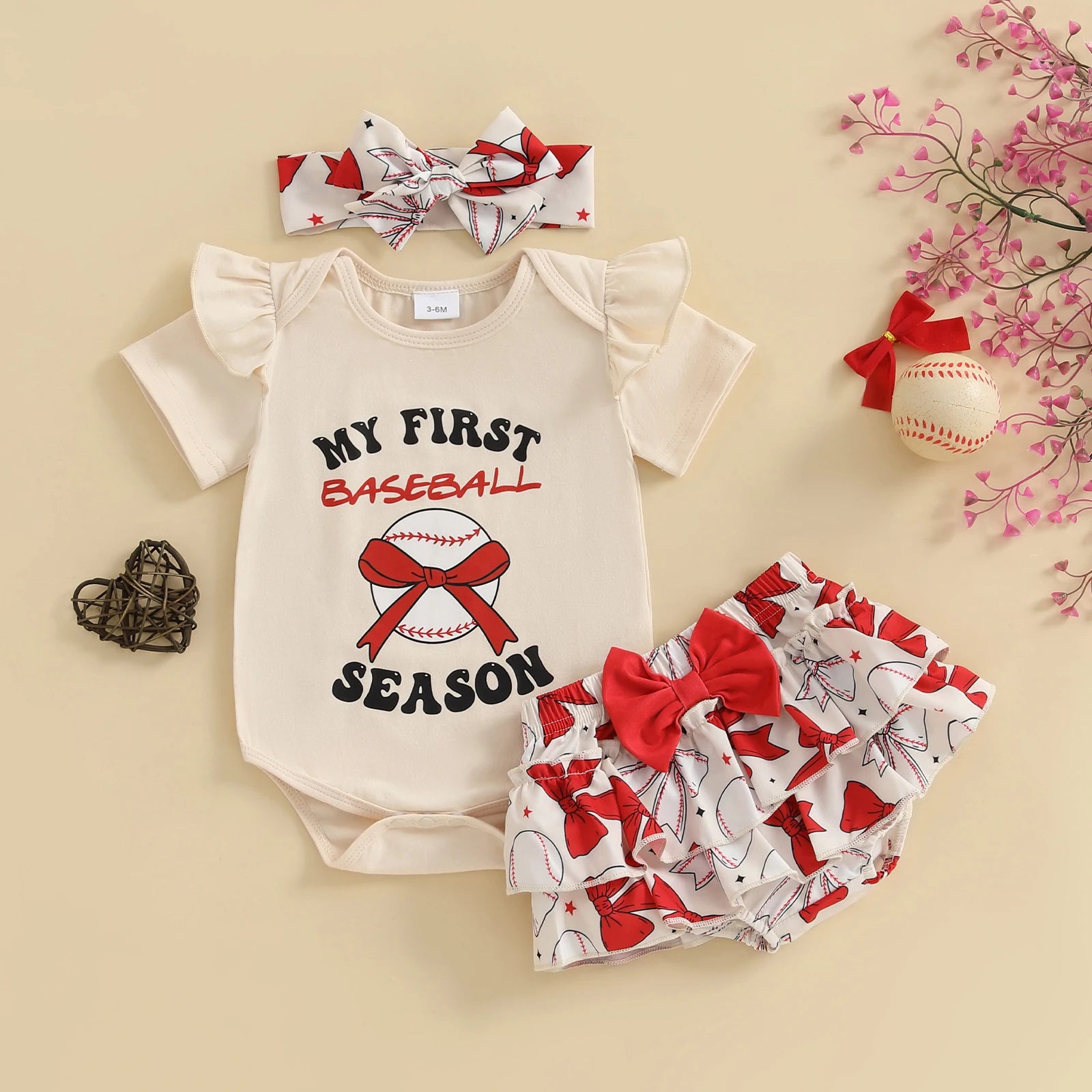 Floral Ruffle Toddler Summer Set