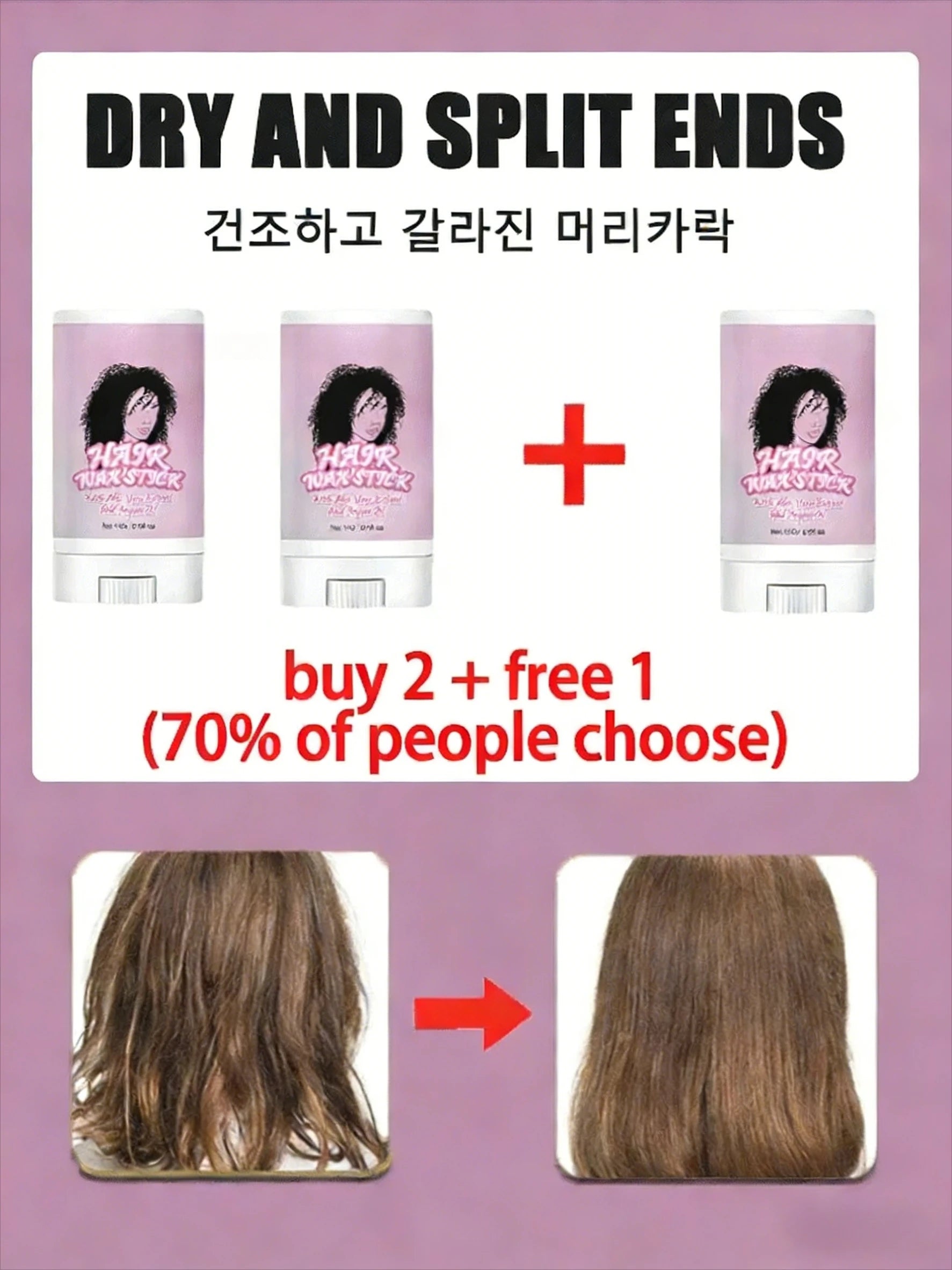 Original Molecular Hair Repair Treatment Deeply Repairs Dry,Damaged Frizzy Hair,4-Minute Fast Hydrating  Moisturizing Hair Care