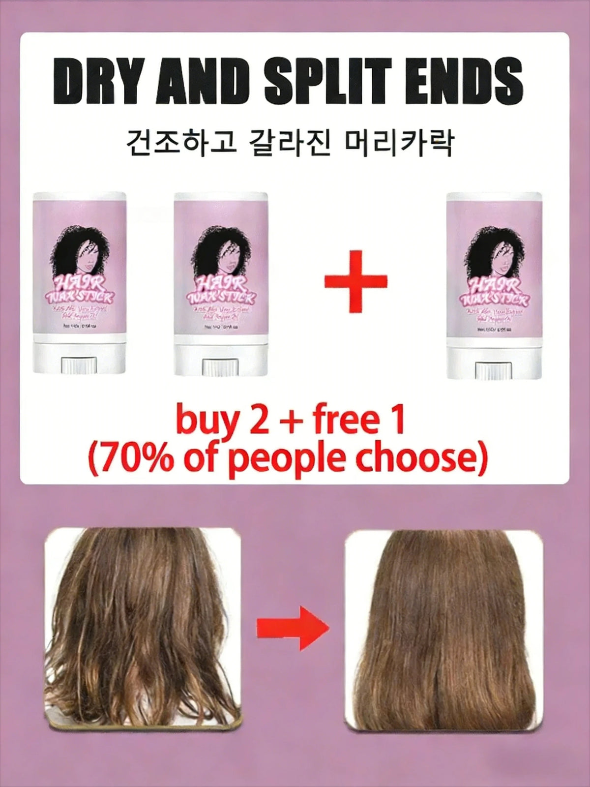 Original Molecular Hair Repair Treatment Deeply Repairs Dry,Damaged Frizzy Hair,4-Minute Fast Hydrating  Moisturizing Hair Care