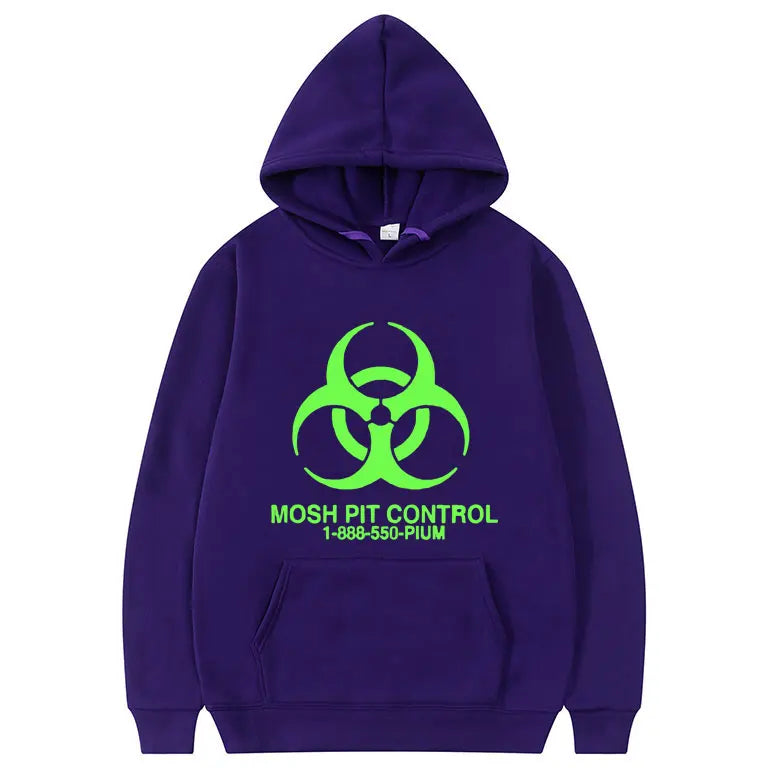 Homixide Gang Mosh Pit Control Hoodie Men Women Hip Hop Oversized Sweatshirt Playboi Carti Opium Merch Sweatshirt HXG Clothes