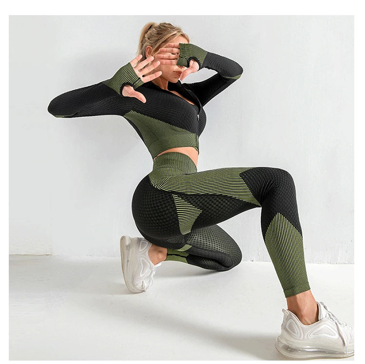 High-Waisted Leggings for Women, Perfect for Yoga and Fitness, Seamless and Peach-Bum Design