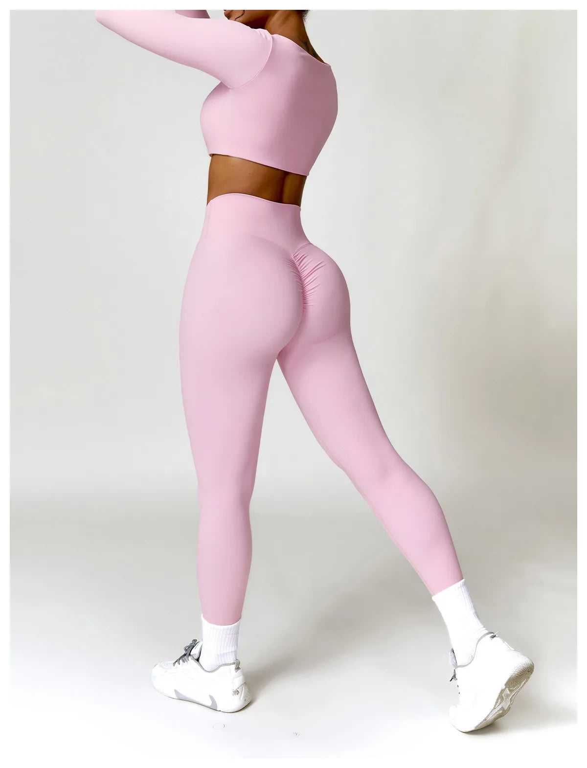 Summer 2PCS Yoga Suit Sports Set Women Quick-Dry Gym Set Women Tracksuit Running Workout Long Sleeve Sports Shirt Yoga Clothing