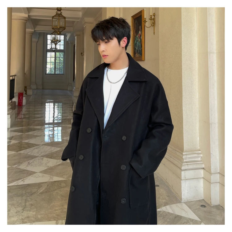 Winter Woolen Long Trench Coat
