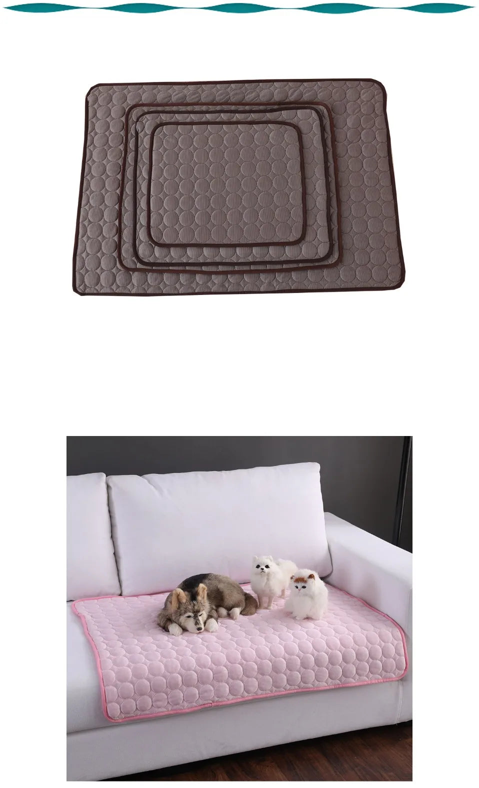 Extra Large Summer Cooling Bed Mat