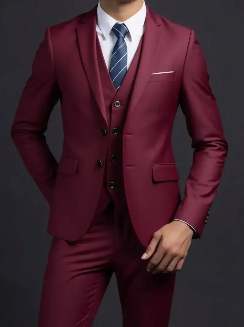 British Style Three Piece Suit