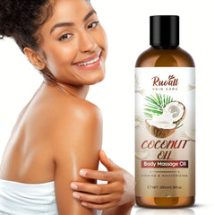 Coconut Oil Body Massage Essential Oil, Rich in Coconut Oil Extract Essence, Can Be Used for Body Massage, Long-Lasting Fragranc