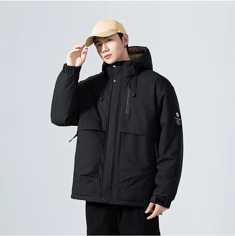 Thick Hooded Hiking Jacket