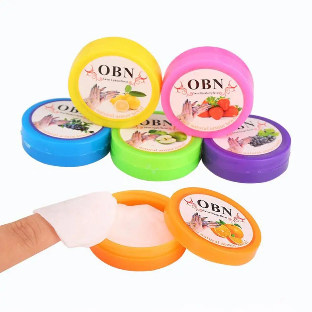 Nail Polish Remover Pads Fruit Flavor Eyelash Glue Cleaning Wipes Disposable Boxed Gel Polish Remover Cotton Pads Wipes