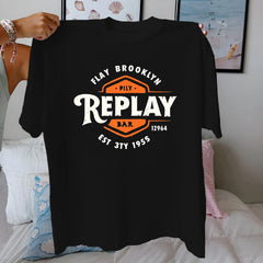 Replay Bar Ki Lay Brooklyn Graphic Cotton T-Shirt