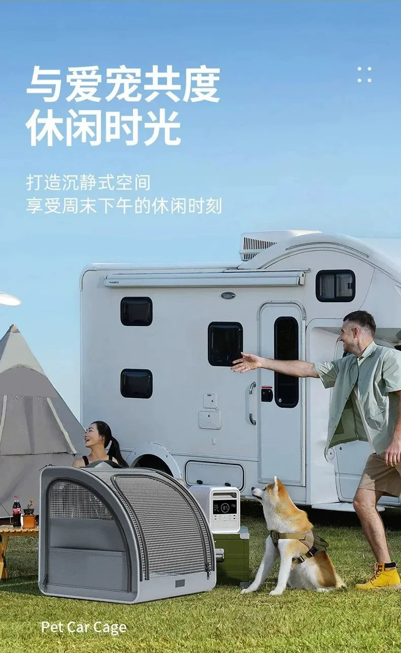 Pet Car Portable Dog Kennel Foldable Scratch Resistant Breathable Cat Bag for Outdoor Use Pet Cat Backpack Carrier