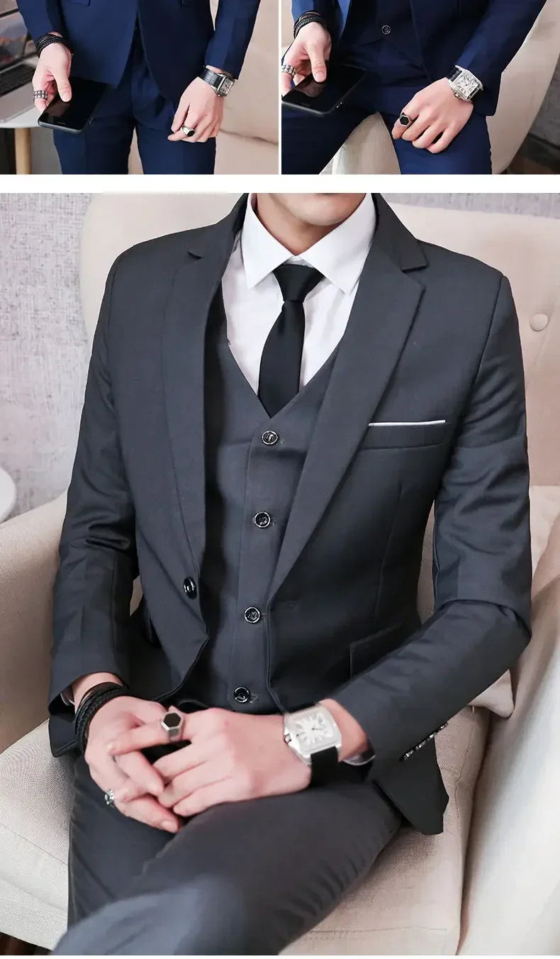 British Style Three Piece Suit