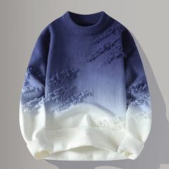 Winter Knit Crew Pullover Sweater