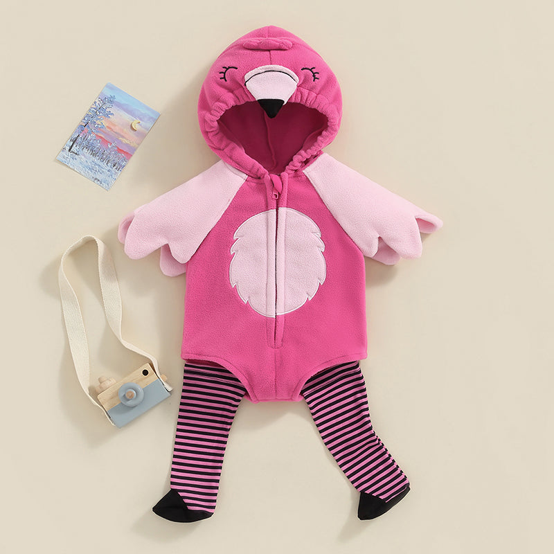 Unicorn Hooded Romper Socks Set