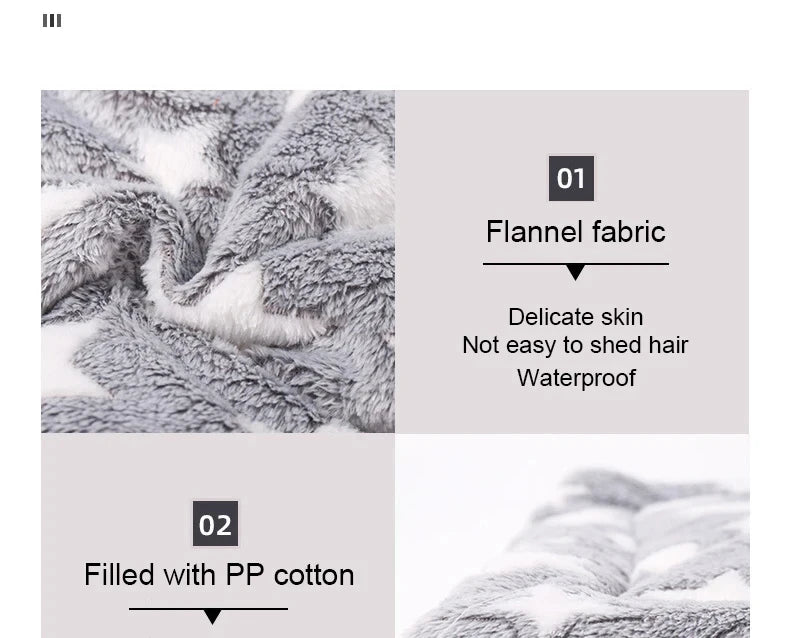 Flannel Winter Sleeping Mattress Cushion