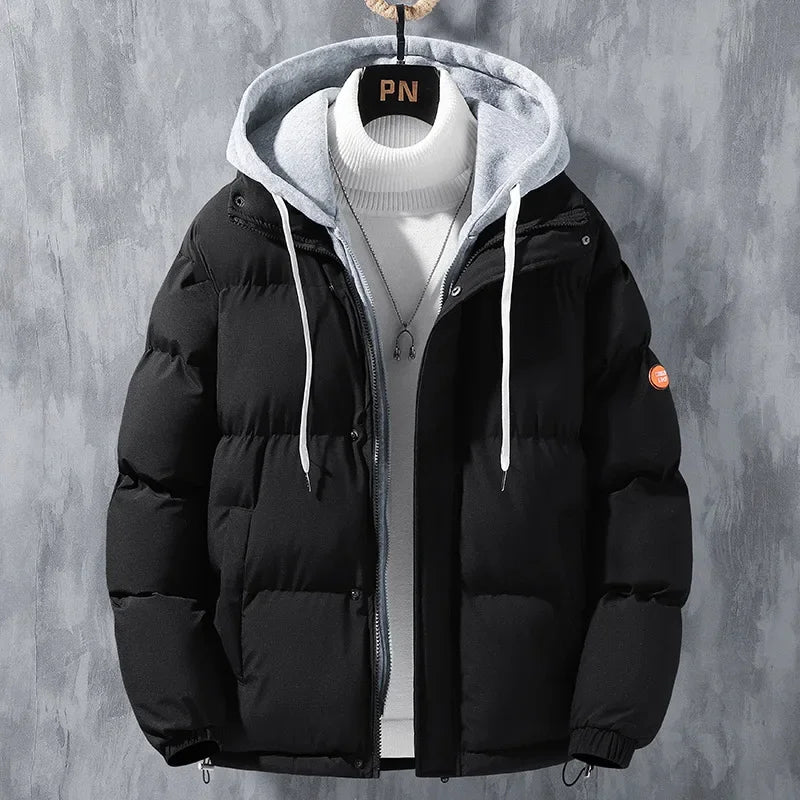Warm Hooded Parka Jacket