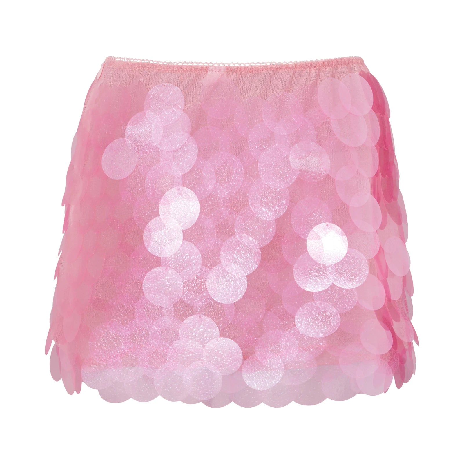 Y2K Women's Bling Fashion Mini Skirts Hotsweet Low Rise Sequins Skirts Spring Summer Casual Bodycon Skirts