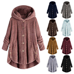 Plush Wool Blend Winter Coat