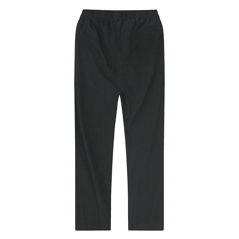 Cotton Linen Casual Straight Pants