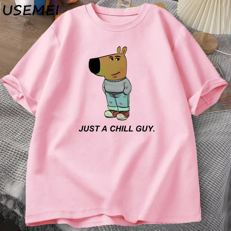 Chill Meme Graphic Cotton Tee
