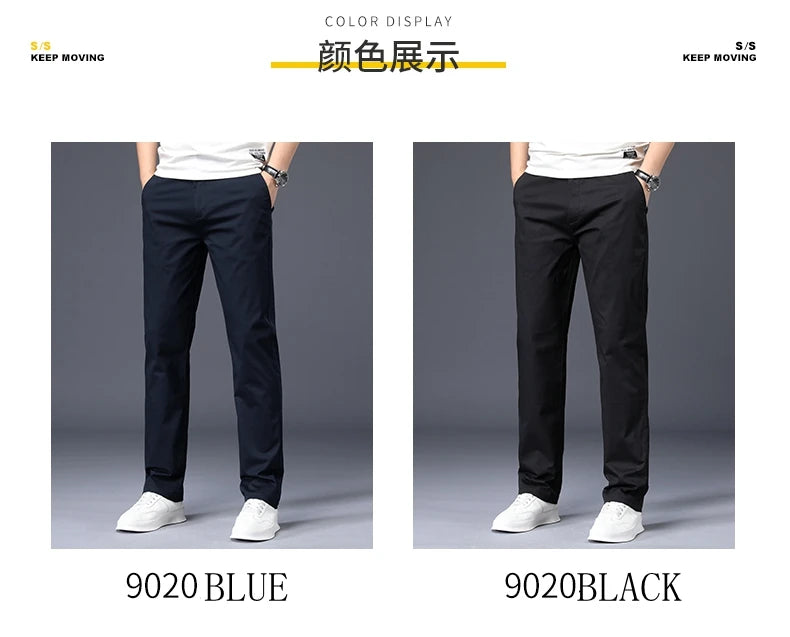 Everyday Stretch Straight Cotton Pants