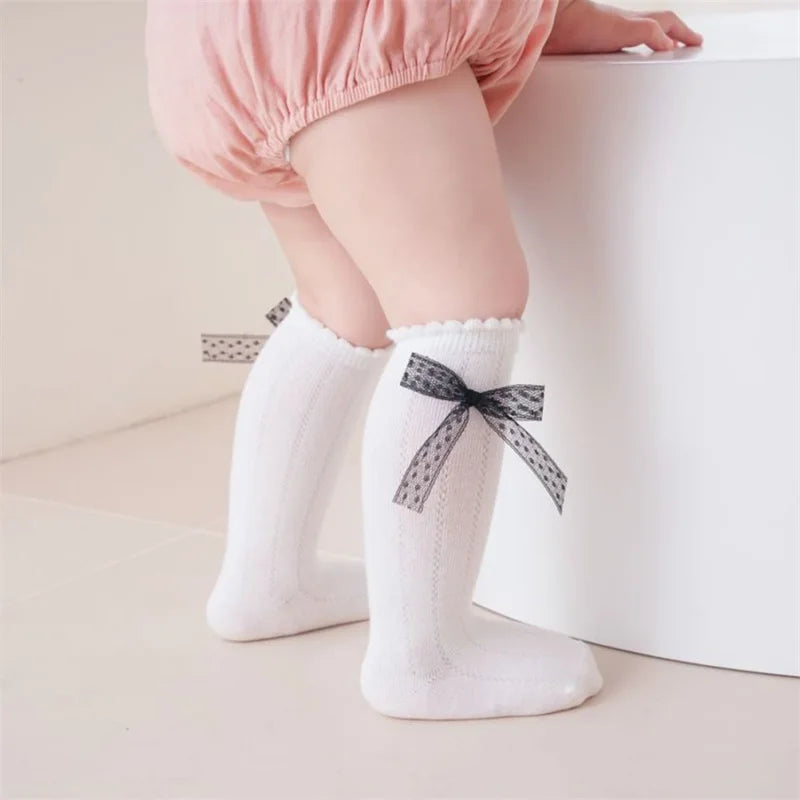 Princess Lace Bow Baby Socks