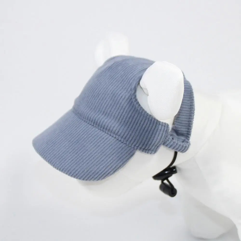 Pet Accessories Adjustable Dog Baseball Cap Breathable Soft Pet Sun Hat with Ear Holes Cat Sunscreen Hat Outdoor