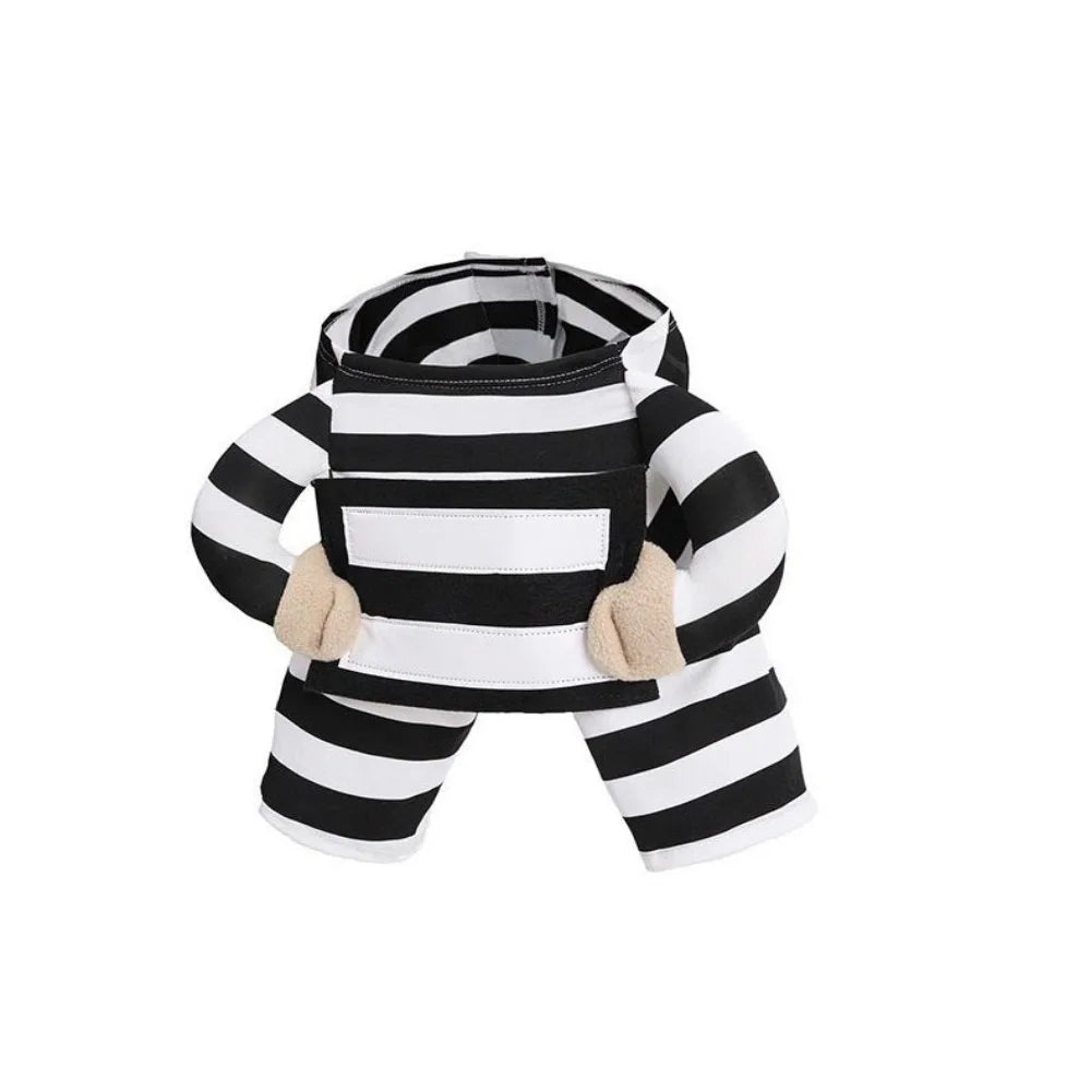 Pet Outfit Adjustable Pet Funny Costume Breathable Comfortable Halloween Dog Clothes Polyester Dog Party Dressed Up Festival