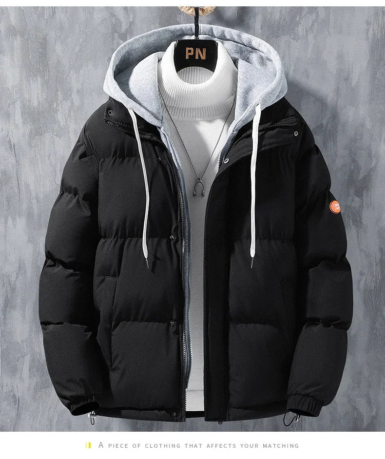 Warm Hooded Parka Jacket