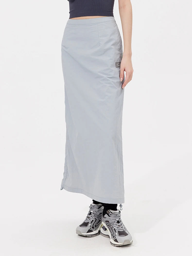 OhSunny Anti-UV Cargo Long Skirt with Adjustable Hem