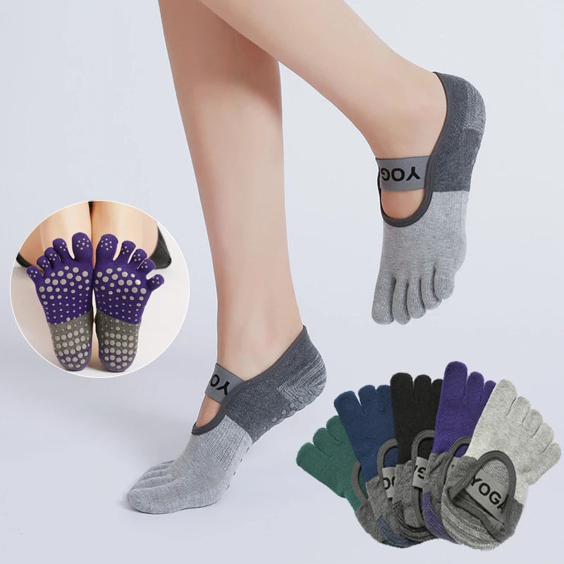 Grip Toe Yoga Socks Set