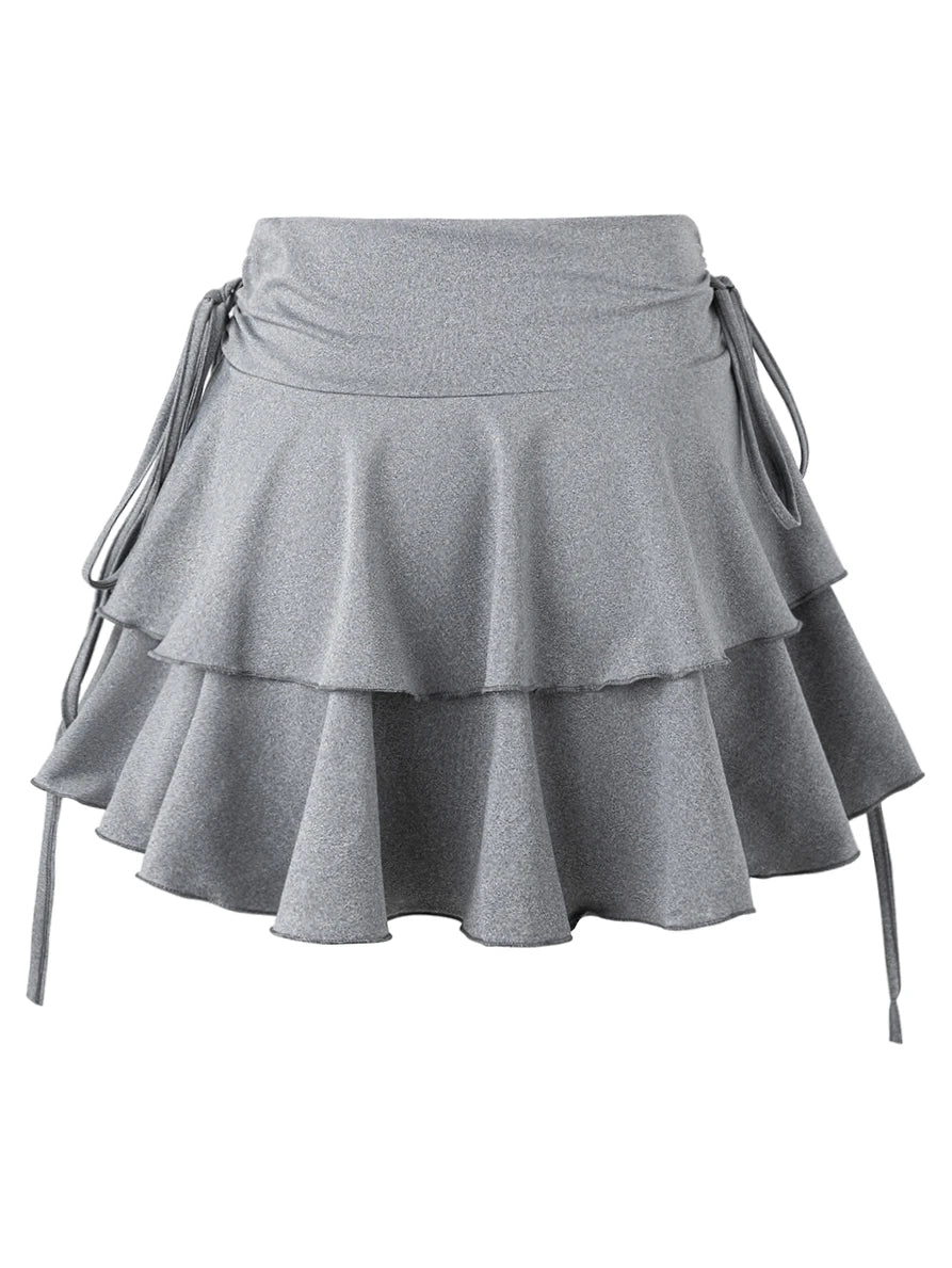 Modern High Waist Mini Skirt