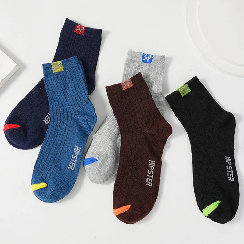 Men’s Breathable Crew Socks (3 Pairs)