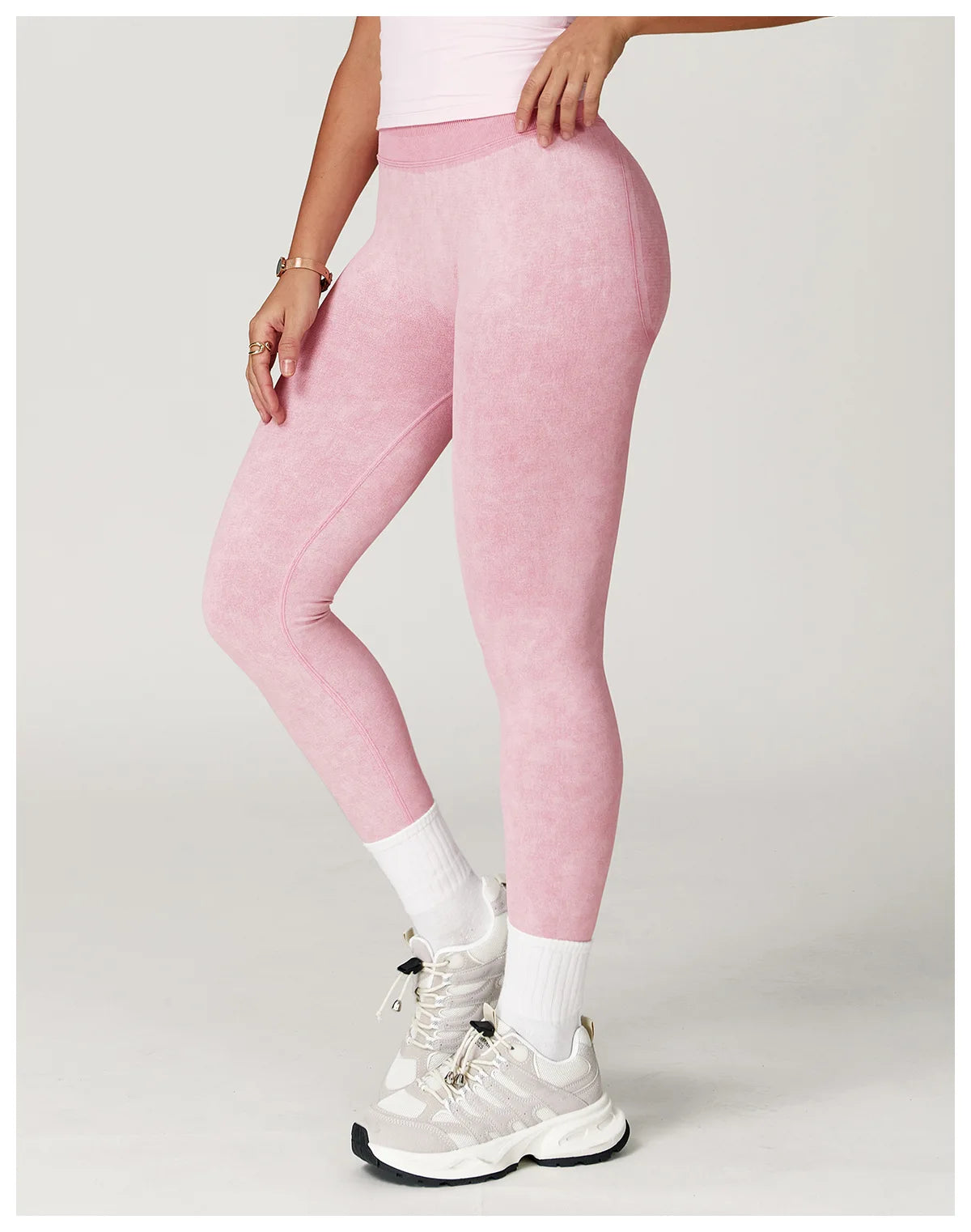Solid Color Women Yoga Pants High Waist Stretch Gym Leggings Fitness Running Trousers
