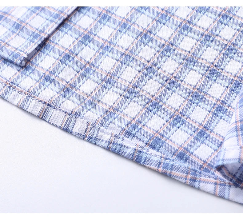 Premium Cotton Checkered Slim Shirt