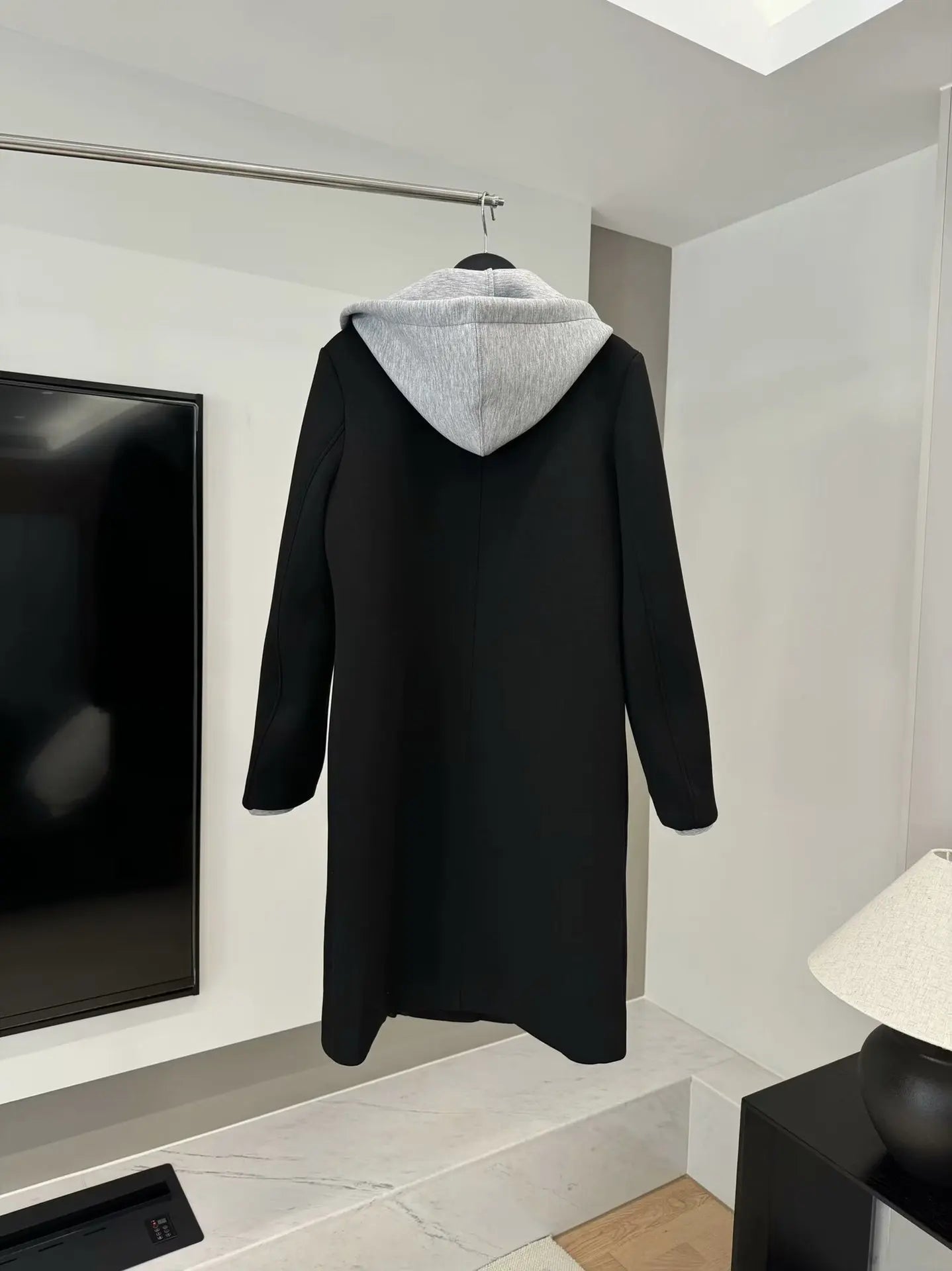 European Casual Hooded Long Coat