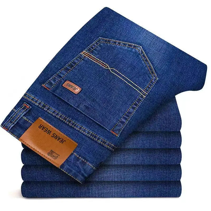 Slim Straight Business Denim