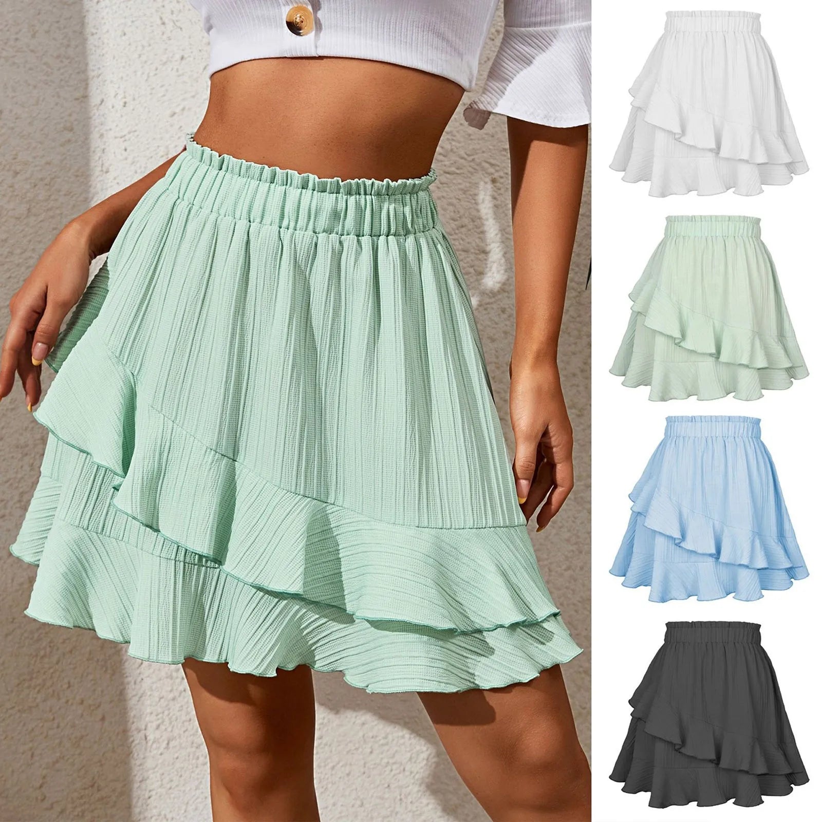 Skirt Fashion Ruffle Premium Edition